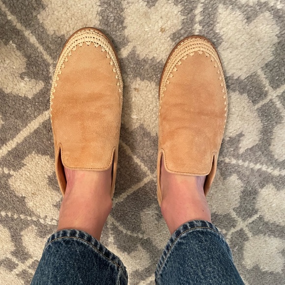 Vince suede and raffia flats - Picture 5 of 5